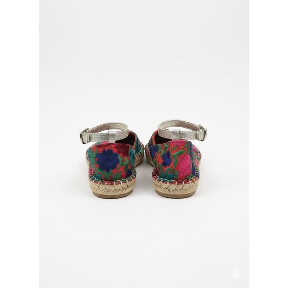 Made in Spain Colorful Embroidered Espadrilles - Picture 4 of 6